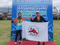 ALTI Tanjab Barat Raih Juara 1 Kategori Putra 10 KM di Kejurprov ALTI Jambi 2025