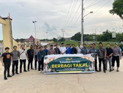 Pererat Silaturahmi dan Jaga Kondusivitas Ramadan, Polres Kubu Raya Gandeng OKP Bagikan Ratusan Takjil