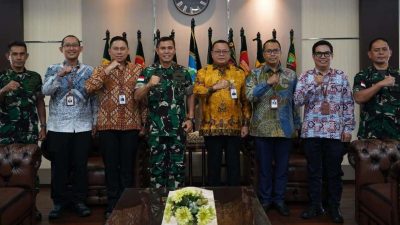 Jalin Sinergi dan Kerja Sama, Pangdam XII/Tpr Sambut Hangat Kunjungan Dirut Bank Kalbar