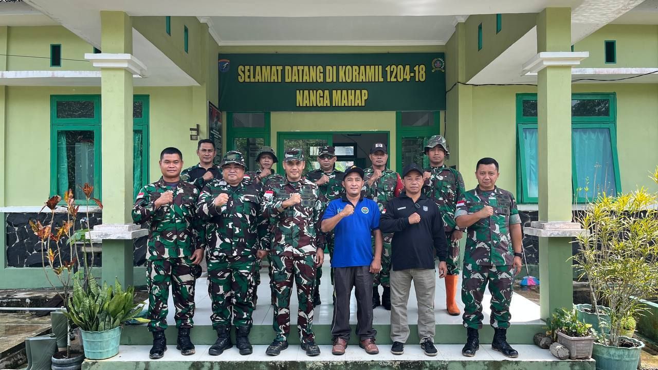 Danrem 121/abw Kunjungi