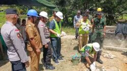 Laksanakan Zoom Ground Breaking, Dandim 1209/Bengkayang Letakkan Batu Pertama Jembatan Garuda