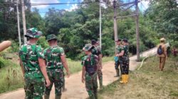 Percepat Akses Warga, Kodim 1209/Bengkayang Mulai Tinjau Lokasi Pembangunan Jembatan Gantung