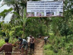 Warga Kecewa Dengan Janji-Janji Pemerintah, Jalan Rusak Parah Puluhan Tahun Tak Tersentuh Pembangunan