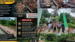 Jembatan Apung Sungai Bakah Dibangun dari Dana Pribadi Warga, Kini Mendesak Perhatian Pemerintah Melawi