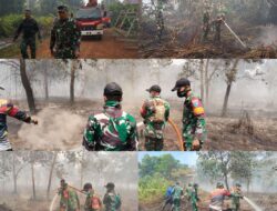 Mitigasi Karhutla, Kodim 1207/Pontianak Terjunkan Personel dan Armada Modifikasi ke Kubu Raya