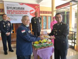 Korwil Kalbar sinarraya.co.id Hadiri Syukuran Hari Bhayangkara Ke-80, Terima Nasi Tumpeng dari Karo SDM Polda Kalbar