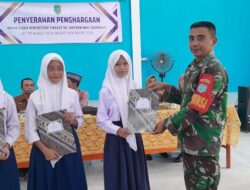 Apresiasi Prestasi Pelajar, Babinsa Koramil 01/Sambas Perkuat Sinergi dengan Dunia Pendidikan