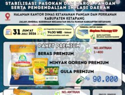 DKPP Ketapang Gelar Gerakan Pangan Murah, Sediakan 700 Paket Sembako untuk Jaga Stabilitas Harga