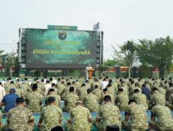 Upaya Lahir dan Batin, Ratusan Prajurit Kodam XII/Tpr Gelar Sholat Istisqo Memohon Hujan