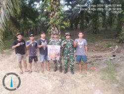 Danramil 1209-06/Ledo Bersama Babinsa dan Kepala Desa Jesape Gelar Sosialisasi Pencegahan Karhutla