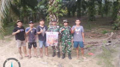 Danramil 1209-06/Ledo Bersama Babinsa dan Kepala Desa Jesape Gelar Sosialisasi Pencegahan Karhutla