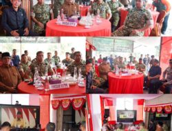 Pangdam XII/Tpr Hadiri Peresmian 3.395 Jembatan TNI-Polri dan 3000 Titik Air Bersih TNI AD Secara Virtual di Sambas