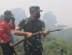 Lahan Gambut Terbakar, Dandim 1203/Ketapang Pimpin Langsung Penanganan Karhutla