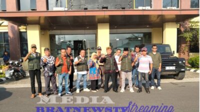 Badik Lampung Geruduk Ditreskrimum Polda, Pertanyakan Penghentian Kasus Taufik Widodo