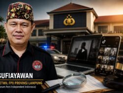 Desakan Kian Meluas, ketua Setwil FPII Lampung Minta Polres Pesawaran Segera Tindaklanjuti Pengaduan Yusnizar