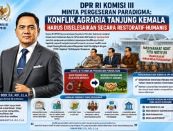 DPR RI Komisi III Minta Pergeseran Paradigma: Konflik Agraria Tanjung Kemala Harus Diselesaikan Secara Restoratif-Humanis
