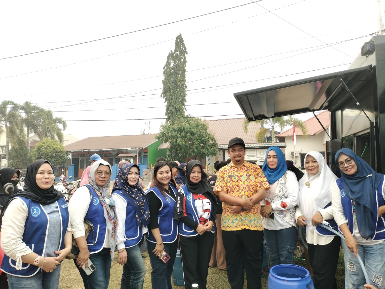 IWAPI bersama Kades Desa Baru RIO WISA MANGGALA, S.Sos /dok :Ys
