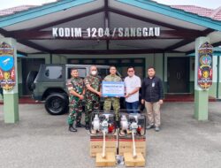 Serahkan 20 Unit Pompa Air kepada Kodim 1204/Sanggau,BRI Dukung Penanganan Dampak Karhutla