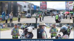 Operasi Patuh Kapuas di Bengkayang, 4 Pengendara Terekam ETLE Handheld