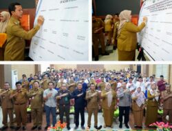 Calon Kapekon Se-Kabupaten Pringsewu Komitmen Sukseskan Pemilihan Kepala Pekon Serentak 2026