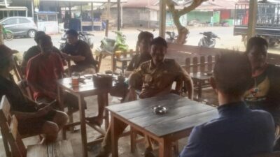 Lurah Sampit Ngopi Bareng Nelayan dan HNSI, Bahas Akses BBM Bersubsidi