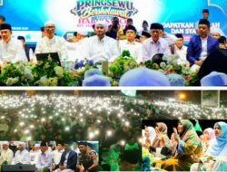 Ribuan Syekhermania & Umat Muslim Padati Acara Pringsewu Bershalawat 