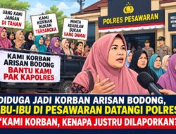 DIDUGA JADI KORBAN ARISAN BODONG, IBU-IBU DI PESAWARAN DATANGI POLRES: KAMI KORBAN, KENAPA JUSTRU DILAPORKAN?