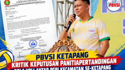 PBVSI Ketapang Kritik Keputusan Panitia Pertandingan Bola Voli Antar-PGRI Kecamatan Se-Ketapang, Nilai Penerapan Aturan Inkonsisten